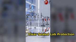 Clear view. Sealed operation. Flexible sample protection.