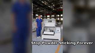 Powder sticking to the jar wall? Uneven grinding results?