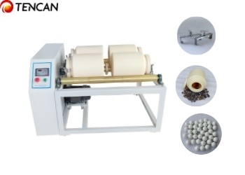 Tencan Four Working Position Jar Ball Mill Customizable Dust Cover Service