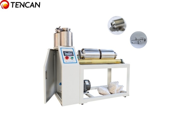 1.1KW Rotating Jar Mill For Customized Serices With Dust Cover / Hand Gear