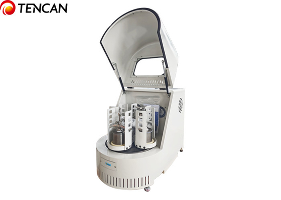 Lab Planetary Ball Mill Manufacturer Grinder Stainless Steel 220V 50Hz 0.75KW Agate Jar 90kg Weight