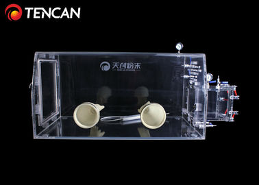 Transparent Acrylic 10mm Isolation Glove Box Lab Anti Dust No Vacuum