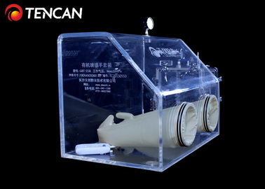 Acrylic Isolation Glove Box Laboratory Dust Proof Without Vacuuming 10mm