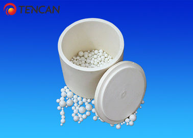 CE / ISO Standard Corundum Grinder Jar , Wear Resistance Ball Mill Tank