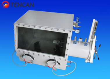 Stainless Steel Laboratory Glove Box , 12 Hours 500mm Vacuum Glove Box