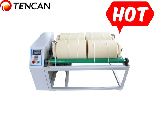 Rolling Ball Grinder Jar Mill Machine Price With Tailored Serices Dust Cover / Hand Gear 220V 1.5KW 4*15L