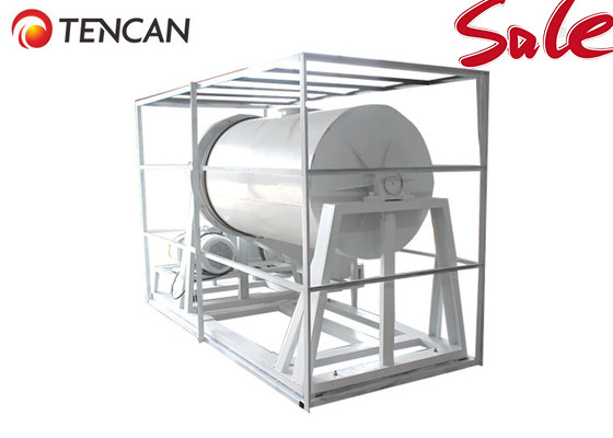 Horizontal Rotary Drum Ball Mill Roller Grinding Machine 34RPM 1500L With Carbon Steel Jars