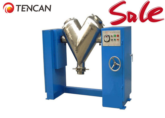 Laboratory Blender V Shape Dry Powder Mixers Machine 5-500L With Timing Device