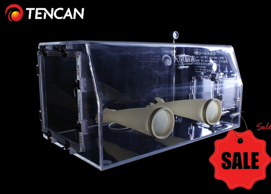 GBT-30A Transparent Laboratory Glove Boxes Gas Management Systems Inert PMMA 30mm Thickness