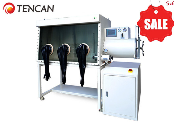 GBP1200D-8 Inert Double-Sided Laboratory Glove Box 8 Ports Gas Management System for Precise Oxygen Control
