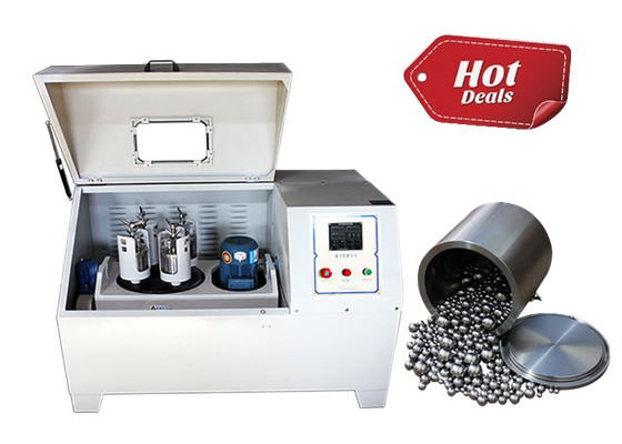 10L Powder Grinding Laboratory Ball Mill with Frequency Converter and Gear Transmission