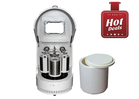 Super Fine Powder Grinding Laboratory Ball Mill Machine Small Size High Efficiency