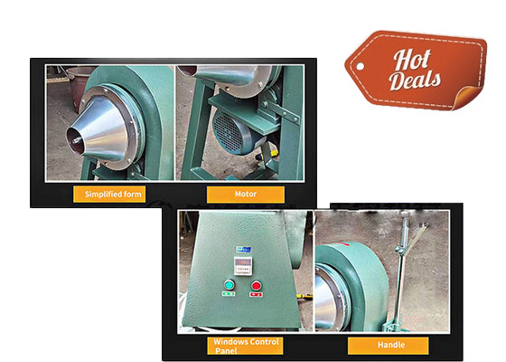 Small Conical Laboratory Ball Mill For Mineral Sampling Preparation