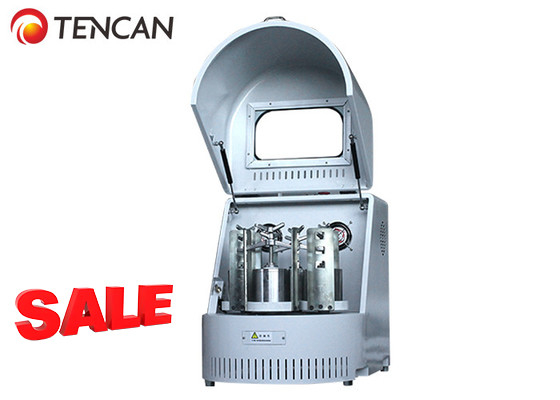 0.25kW Speed Control Frequency Control TENCAN Planetary Ball Mill for Food and Chemicals Powder Grinding 0.4L Capacity