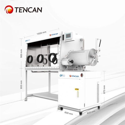 TENCAN GBP750S-3 Purification Glove Box for Oxygen Water Removal