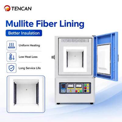 1200°C Muffle Furnace with 50-Segment PID Control and Polycrystalline Mullite Fiber Lining for High-Temperature Applications
