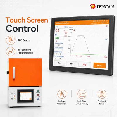 TENCAN CE Certified 1700°C Dental Zirconia Sintering Furnace with MoSi2 Heater and 7-Inch Touch Screen for Denture Ceramic