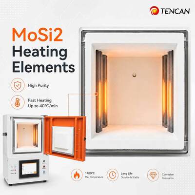 TENCAN CE Certified 1700°C Dental Zirconia Sintering Furnace with MoSi2 Heater and 7-Inch Touch Screen for Denture Ceramic
