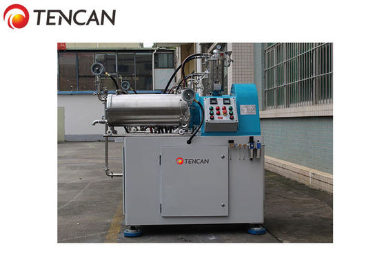 PLC Control Sub-Micron Nano Bead Mill Machine Customized 0.3L