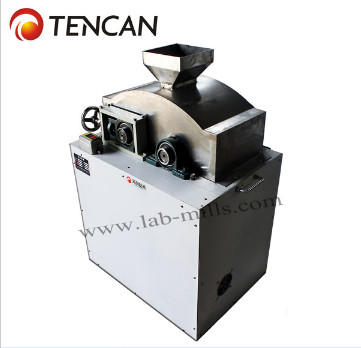 Tencan 1.5KW 300 KGS/Hour Corundum Double Roller Crusher For Ore Limestone Coal