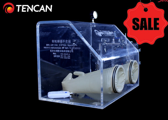 GBT-30A Transparent Laboratory Glove Boxes Gas Management Systems Inert PMMA 30mm Thickness