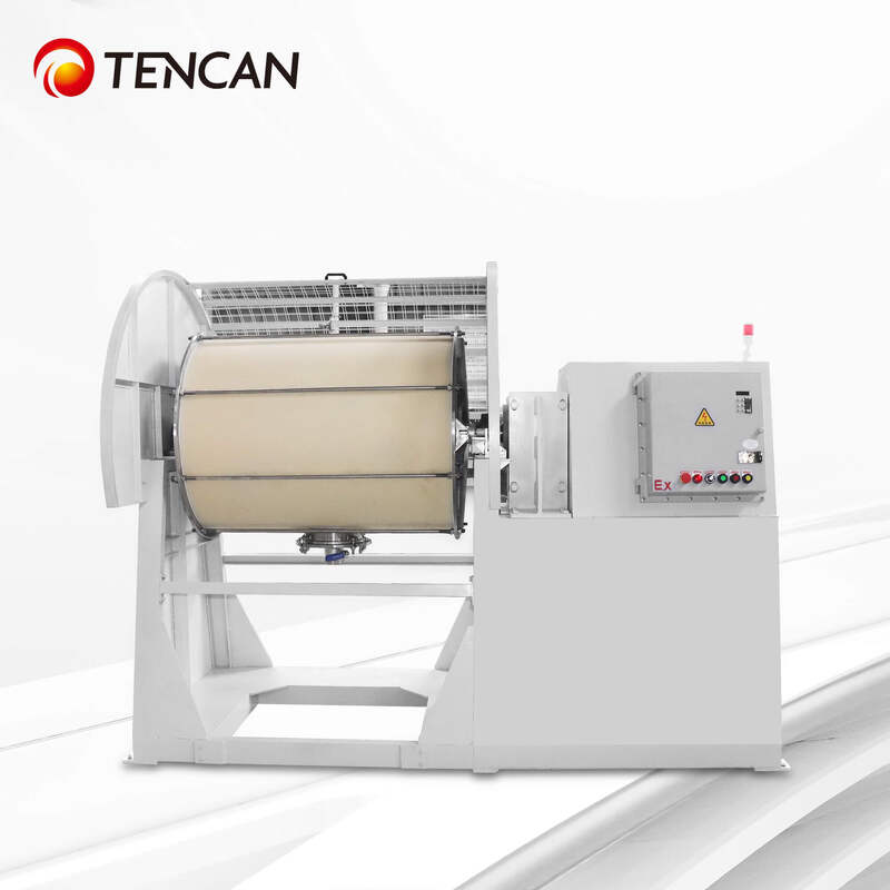 TENCAN High-Purity Nylon Drum Ball Mill Metal-Free Powder Grinding Blending Equipment