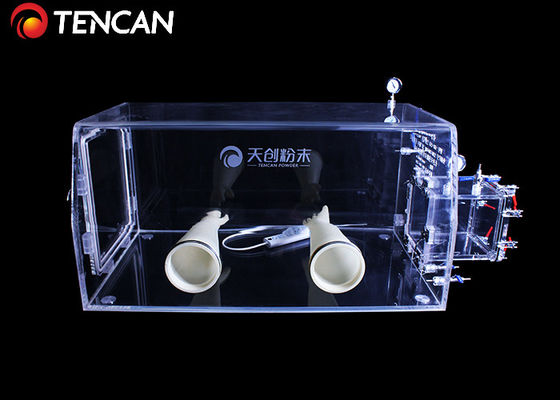 Acrylic Transparent Isolation Laboratory Glove Box Dust Proof Without Vacuuming