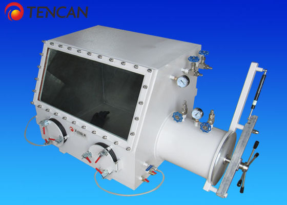 Vacuum Lab Glove Box Isolation Glove Box with 12 Min Hours Pressure Holding Time