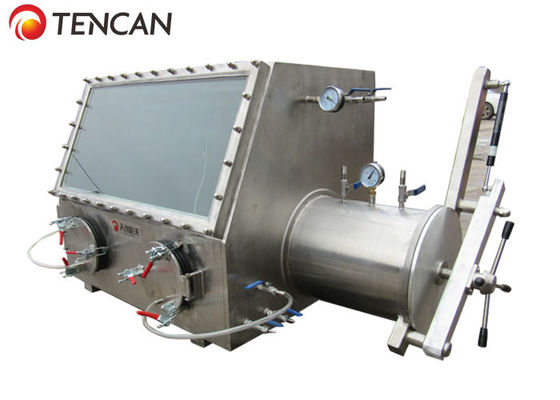 SS 0MPa Isolation Vacuum Glove Box Laboratory Equipment 600mm Chamber