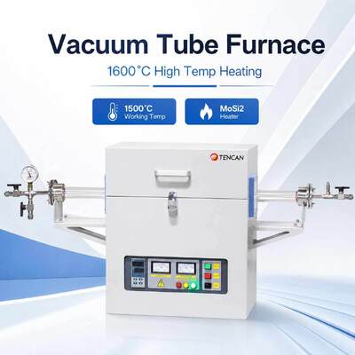 TENCAN TC-16MT 1600C MoSi2 Heater Tube Furnace B Type Thermocouple Alumina Tube Electric Lab Sintering Oven Heat Treatment